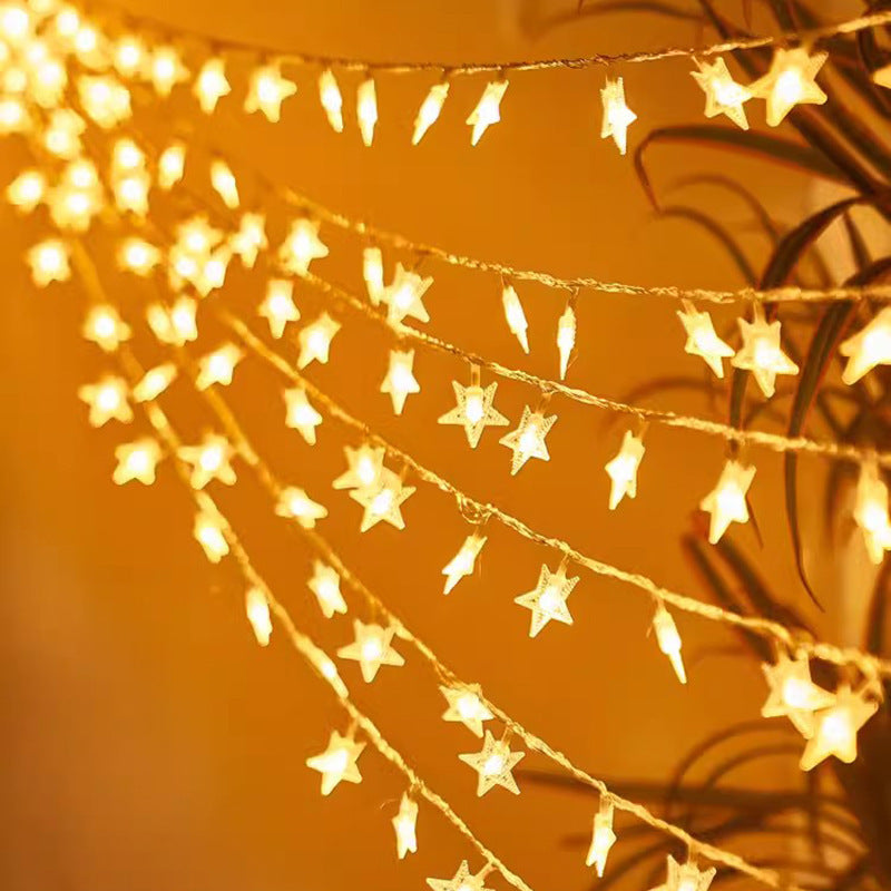 LED Bubble Star String Lights for Room Decoration