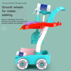 Kids Cleaning Toy Broom and Dustpan Set (Pretend Play)