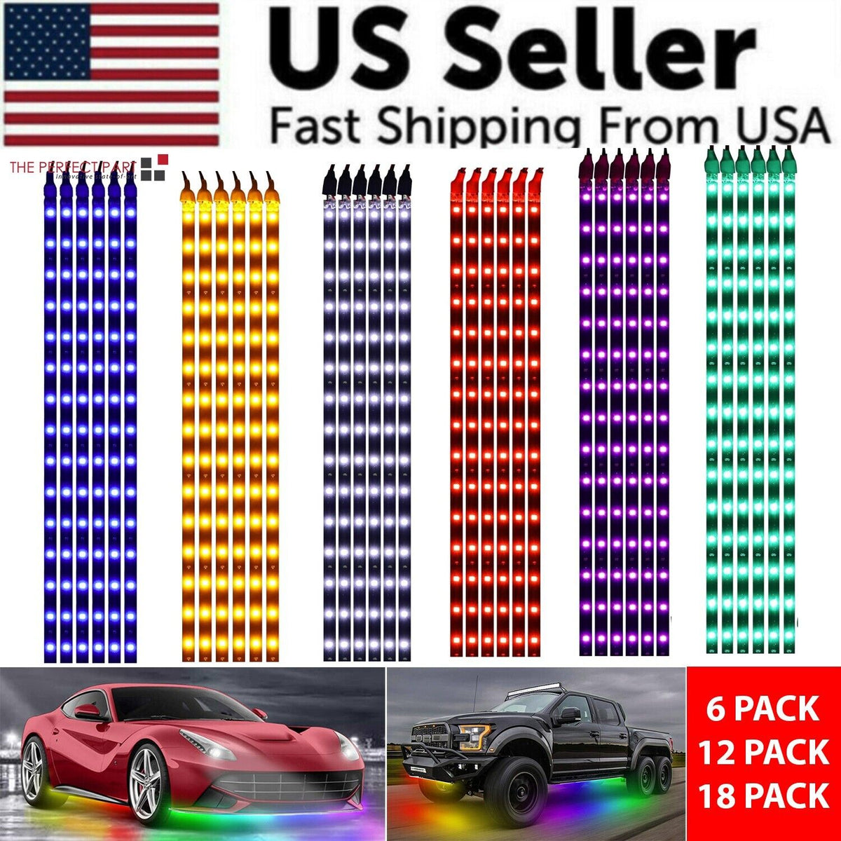 LED Strip Underbody Light For Car Motorcycle