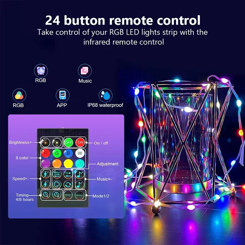 LED Strip Bluetooth Smart String Fairy Lights