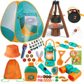 50-Piece Kids Space Explorer Camping Set with Pop-Up Tent & Projector