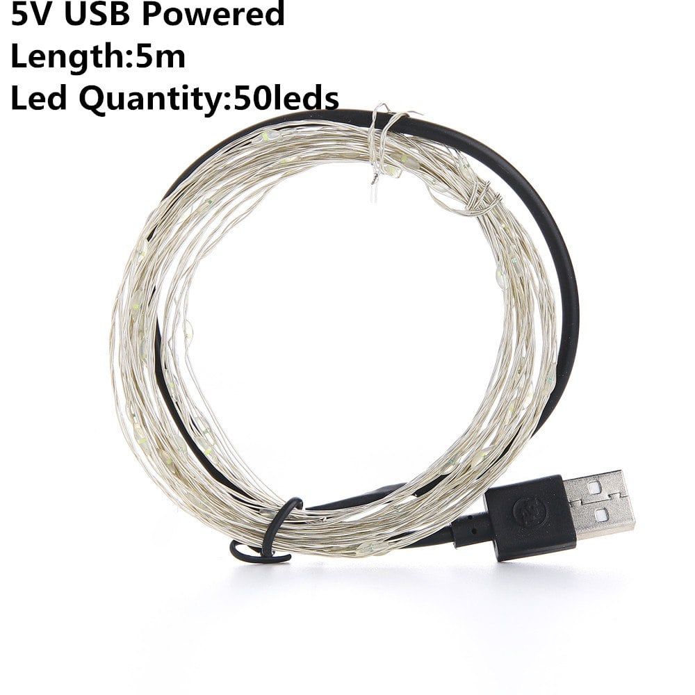 USB Powered LED String Lights for Outdoor Decoration