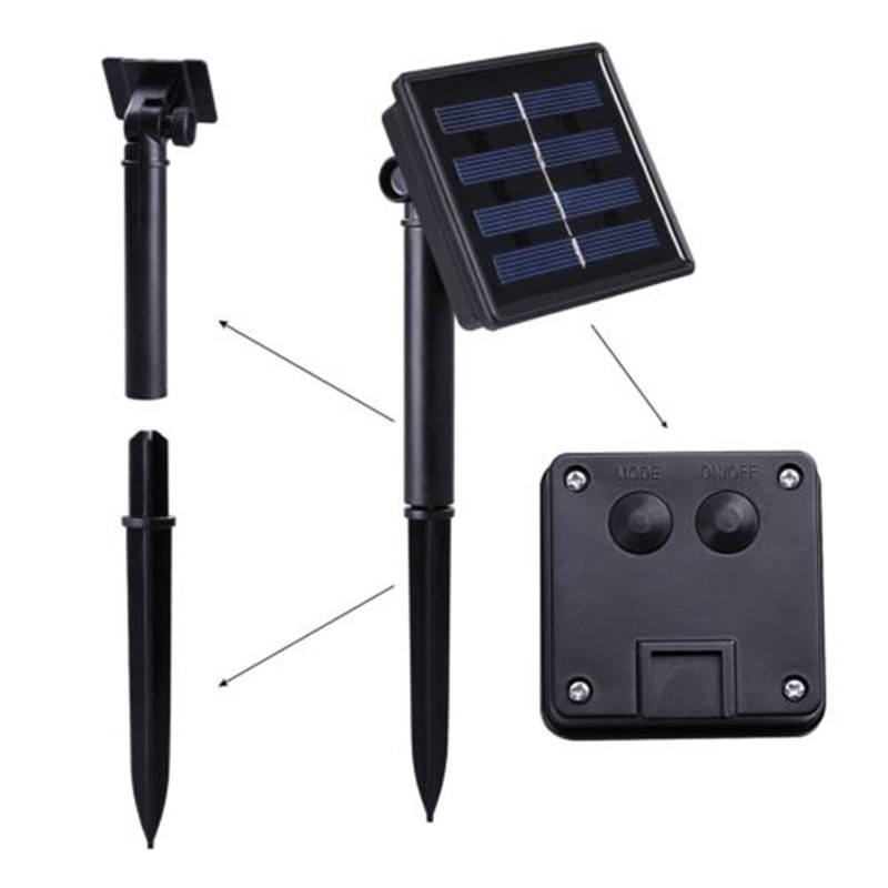 8 Modes Solar Crystal Ball LED String Lights for Outdoors