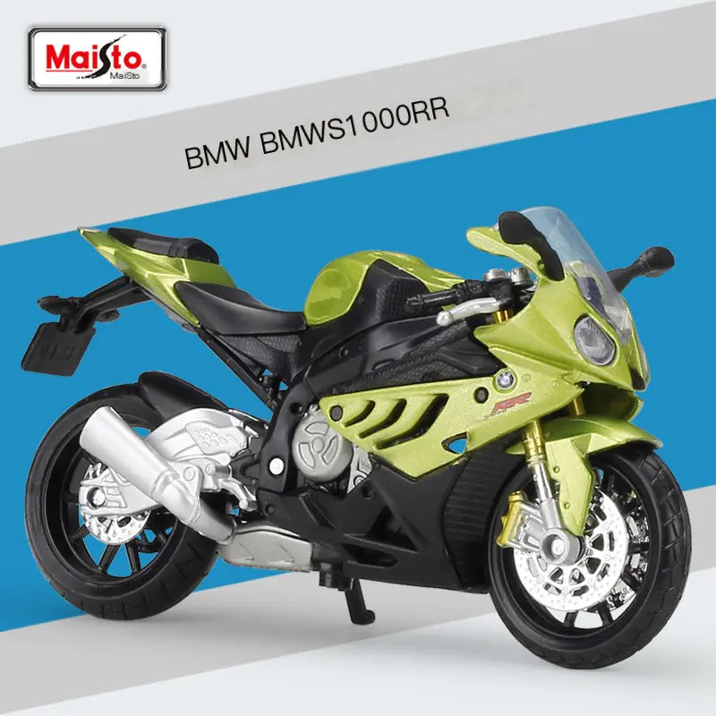 1:18 Scale BMW R 1200GS Diecast Motorcycle – Alloy Adventure Bike Model with Working Suspension