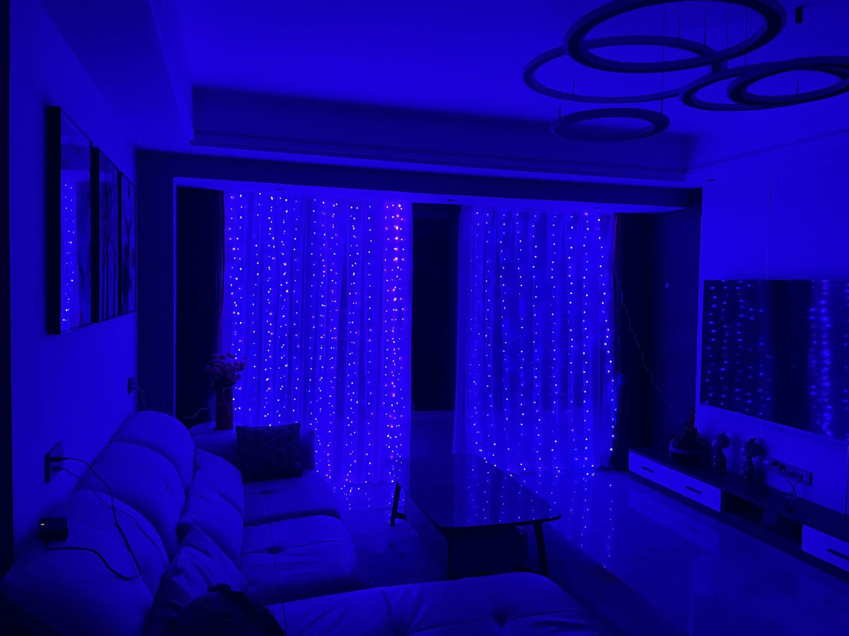 USB-Powered LED Curtain String Light Decor