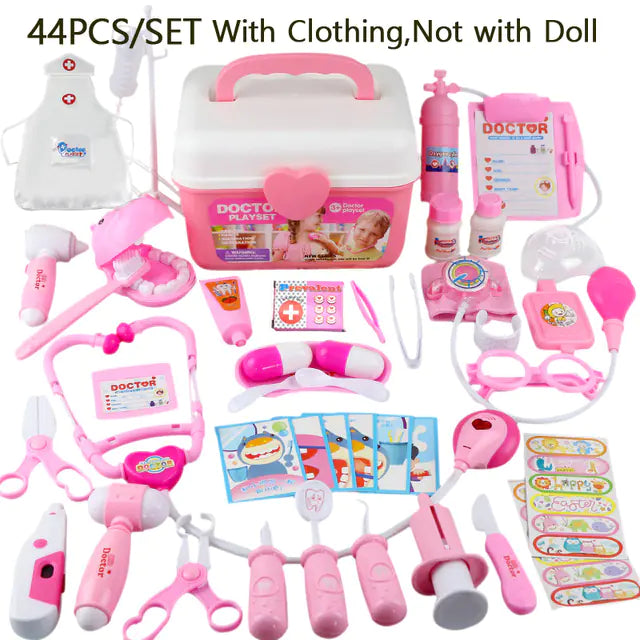 Hippocampus Doctor and Nurse Toy Medical Kit Set