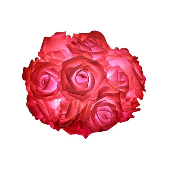 LED Rose Flower String Lights Décor