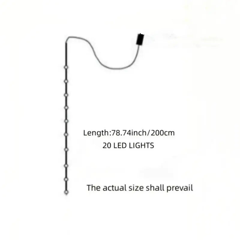 LED Grape Leaf String Lights for New Year Decor