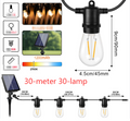 Outdoor IP65 Waterproof Solar LED String Lights