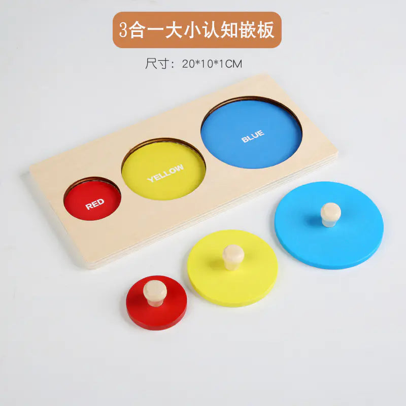 Montessori Puzzle Shape Matching Board for Kids