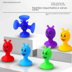 Bees Suction Cups Versatile Building Soft Blocks Toy