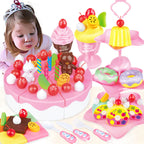 Kids Fruit Cutting Toy Set for Pretend Play Kitchen