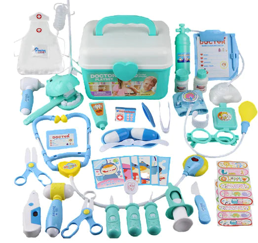 Hippocampus Doctor and Nurse Toy Medical Kit Set