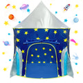 USA Toyz Rocket Ship Tent with Space Projector – Immersive Kids' Playhouse & Carry Bag
