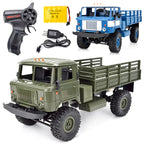1:16 Scale 4WD Military Tactical Truck - Remote Control Off-Road Military Toy Truck