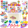 PLAY 12-Can Ice Cream Dough Cart – Ultimate Pretend Play Kitchen Set for Kids Ages 4-8