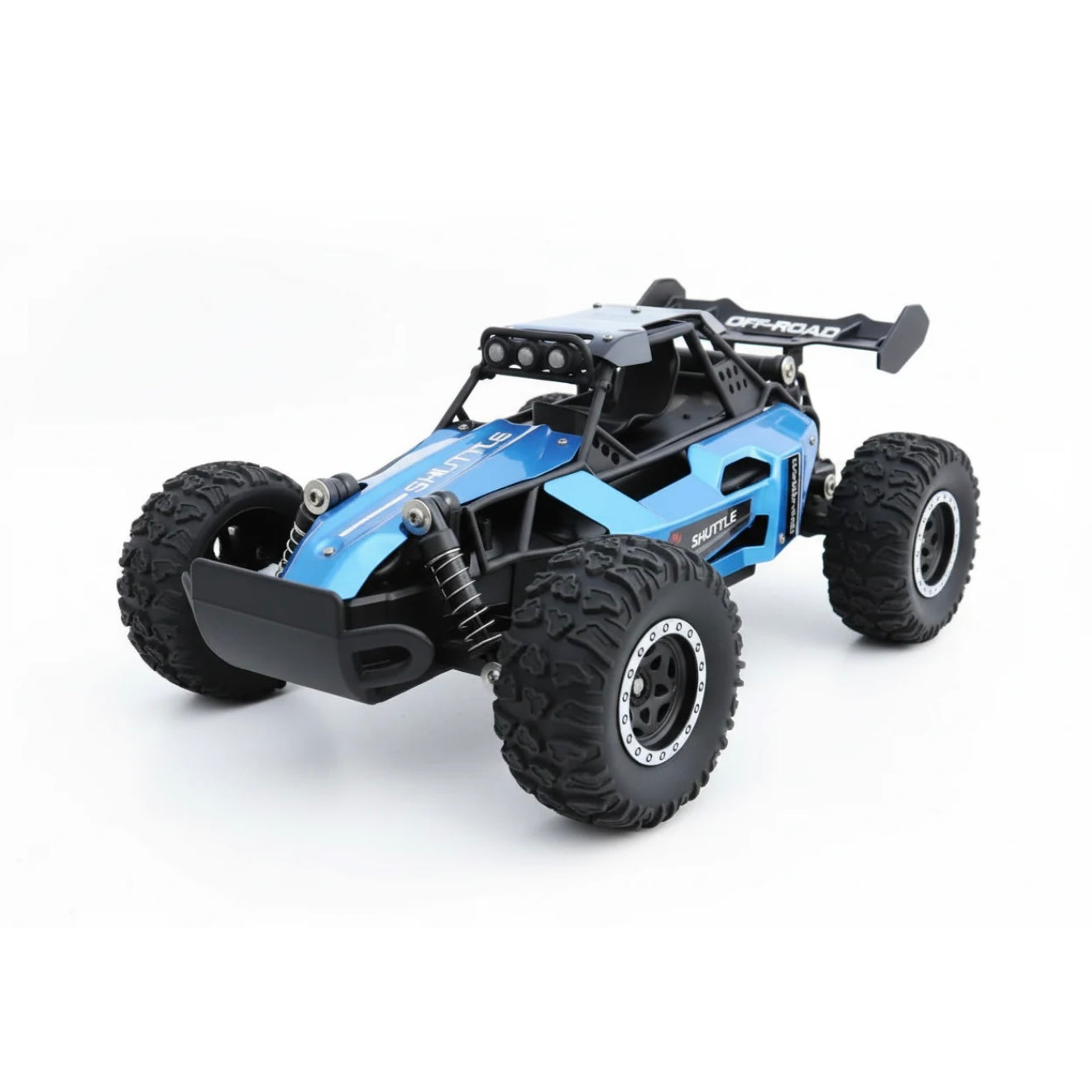 1:16 Alloy Body RC Off-Road Truck – High-Speed 4WD Remote Control Car with LED Lights