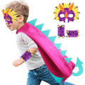 iROLEWIN Kids Dinosaur Costume – Dragon Cape & Mask Set for Toddler Dress-Up & Birthday Party Gifts