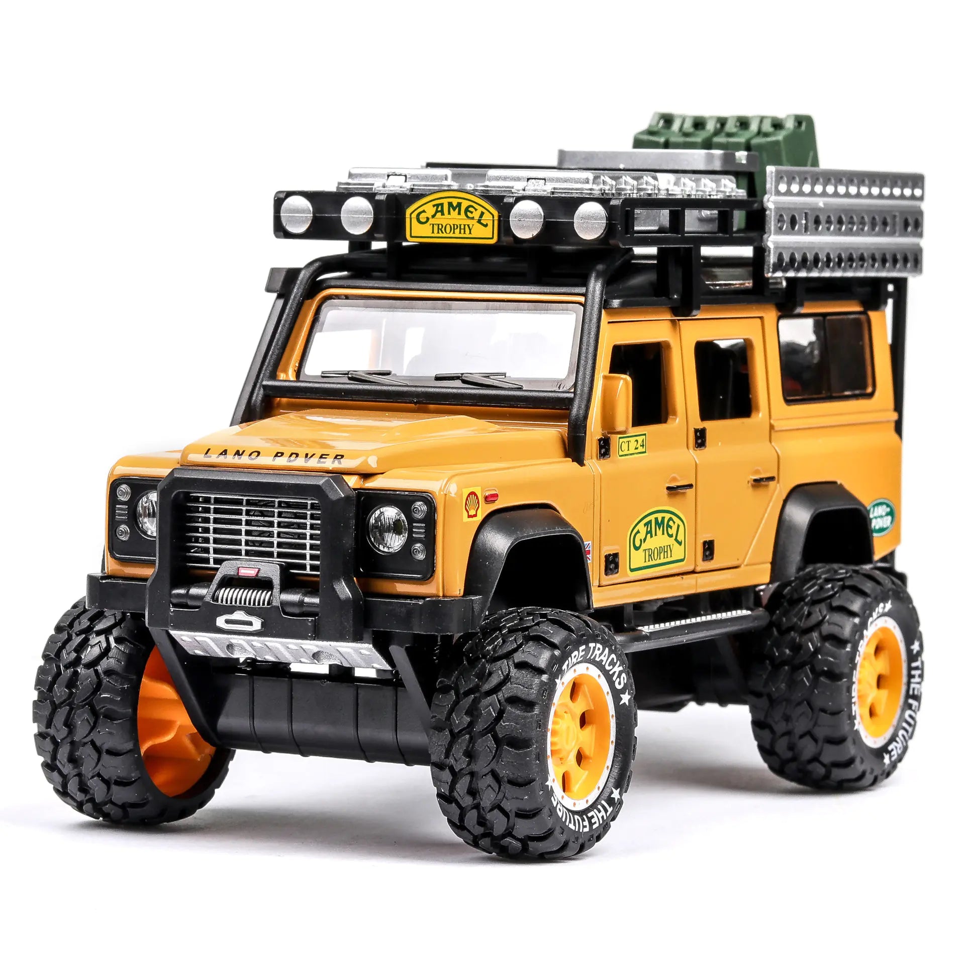 1:24 Scale Alloy Off-Road Toy Car – Diecast Metal Model with Opening Doors for Play & Decoration