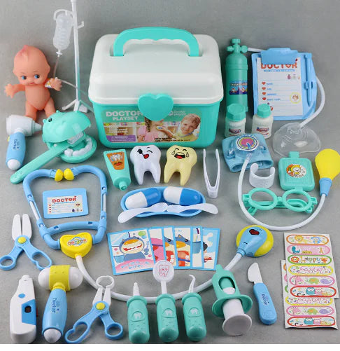 Hippocampus Doctor and Nurse Toy Medical Kit Set