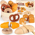 Wooden Artisan Bakery Playset – Pretend Play Food & Grocery Accessories