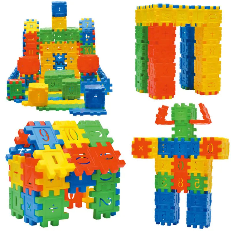 Educational Plastic Building Block Toy Set for Kids