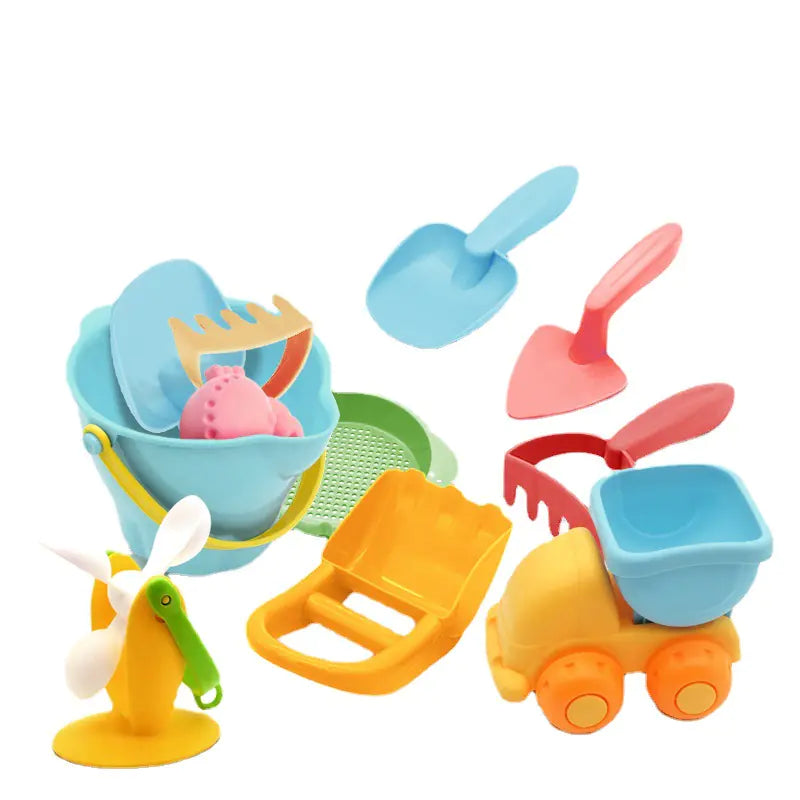 Wholesale 12-Pack Kids Sand & Bath Toy Gift Sets – Bulk Beach Buckets & Shovels for Party Favors