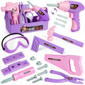 Toddler STEM Tool Set with Electronic Toy Drill – Interactive 20+ Pc Construction Kit