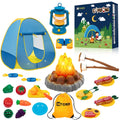 MITCIEN 40pc Kids Camping Set with Pop-Up Tent, Toy Campfire & S’mores – Indoor/Outdoor Adventure Kit for Boys & Girls