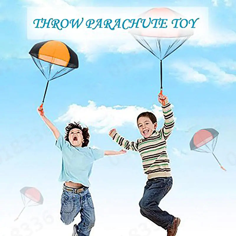 Children's Hand-Powered Parachute Toy for Outdoor Fun