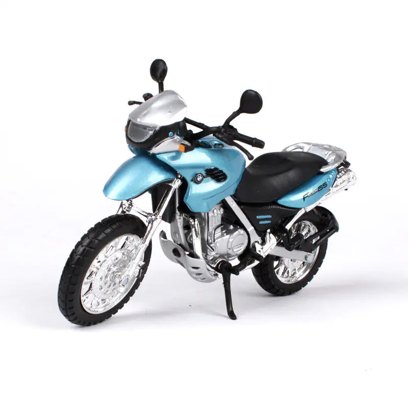 1:18 Scale BMW R 1200GS Diecast Motorcycle – Alloy Adventure Bike Model with Working Suspension