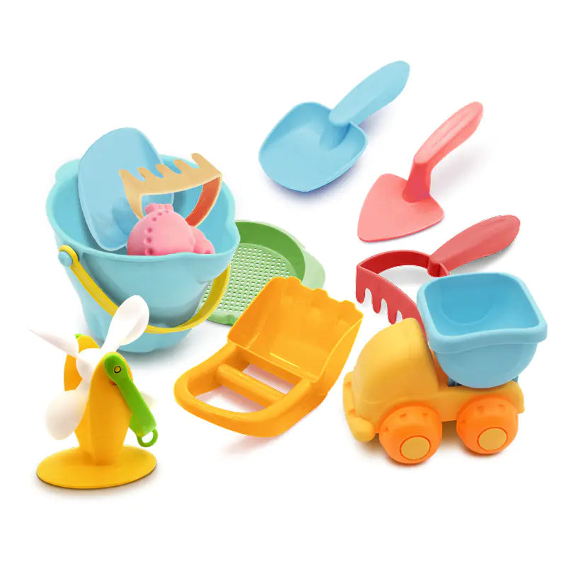 Wholesale 12-Pack Kids Sand & Bath Toy Gift Sets – Bulk Beach Buckets & Shovels for Party Favors
