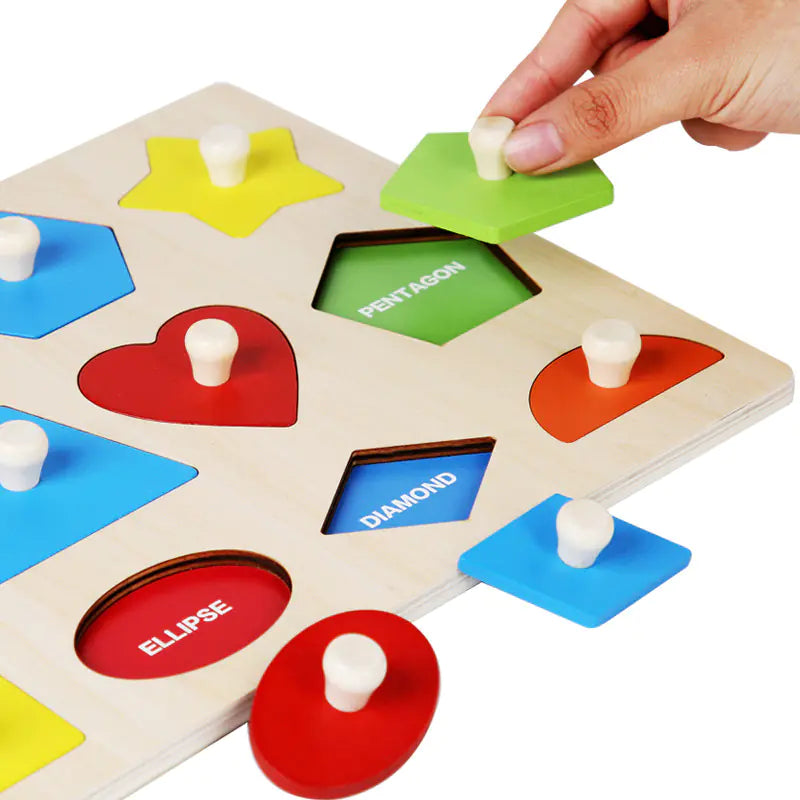 Montessori Puzzle Shape Matching Board for Kids