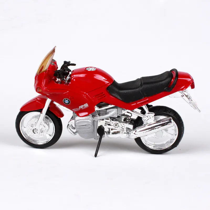 1:18 Scale BMW R 1200GS Diecast Motorcycle – Alloy Adventure Bike Model with Working Suspension