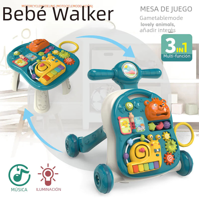 Multifunctional Baby Walker Toy with Music
