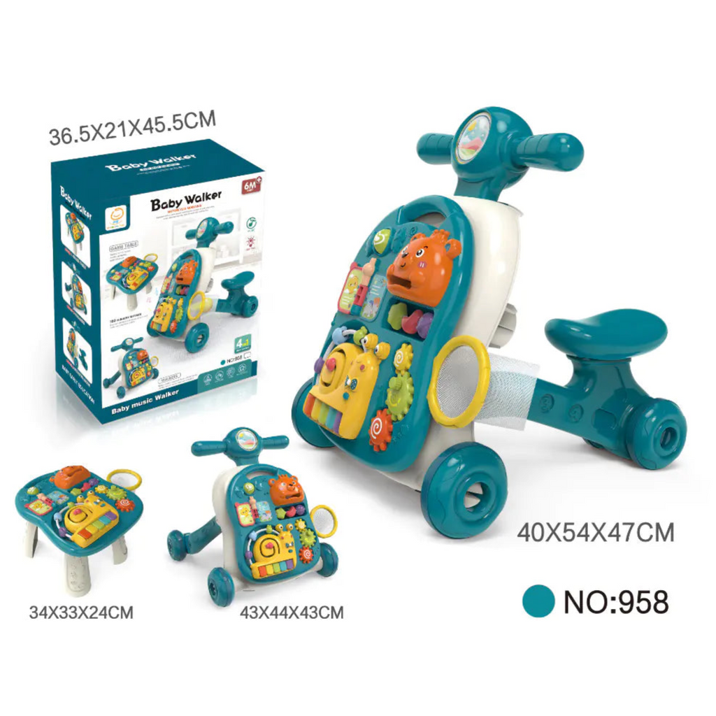 Multifunctional Baby Walker Toy with Music