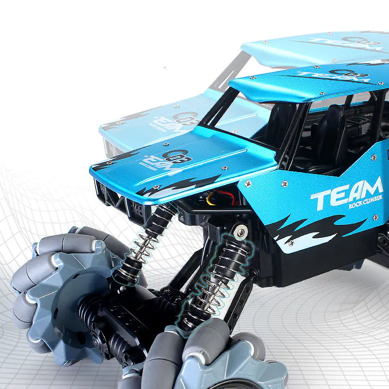 Alloy Gesture Control RC Off-Road Car – 2-in-1 Hand Sensing & Remote Control Truck with Night Lights