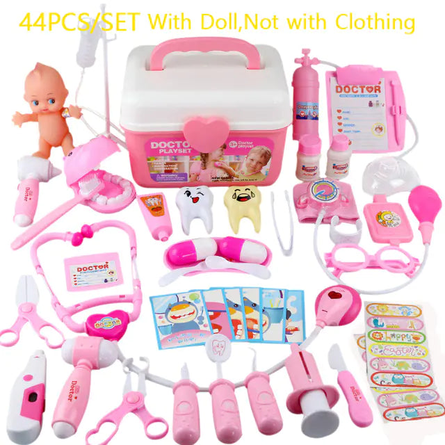 Hippocampus Doctor and Nurse Toy Medical Kit Set