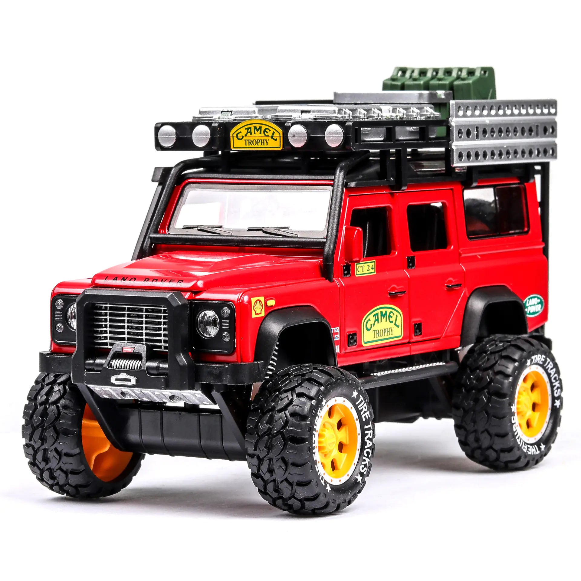 1:24 Scale Alloy Off-Road Toy Car – Diecast Metal Model with Opening Doors for Play & Decoration