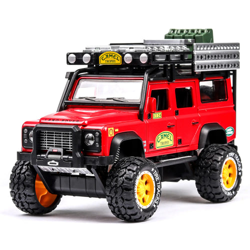 1:24 Scale Alloy Off-Road Toy Car – Diecast Metal Model with Opening Doors for Play & Decoration