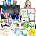 Loscola 40pc Kids Teacher Role Play Set – Classroom Supplies with Bag & Whiteboard