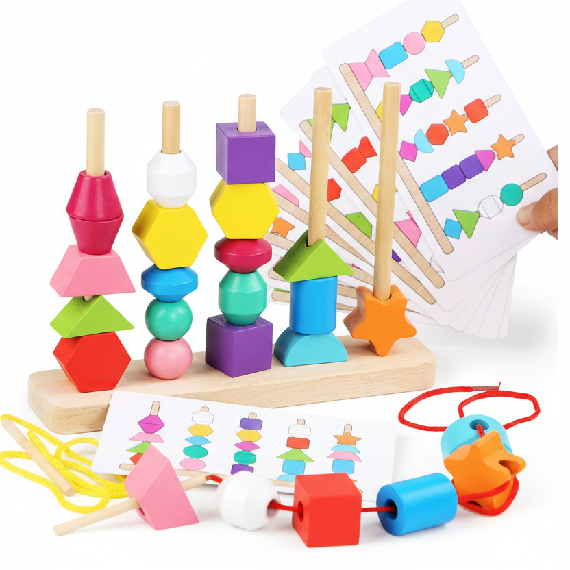 Montessori Geometric Stacker Edutoy® (One Set)