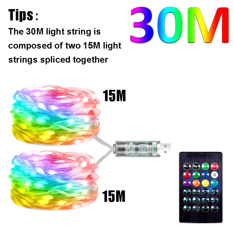 LED Strip Bluetooth Smart String Fairy Lights