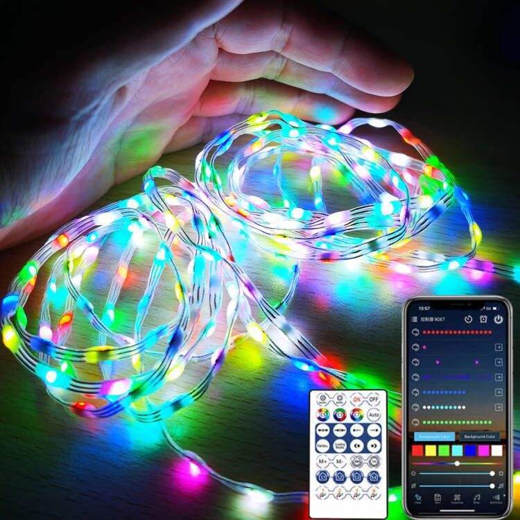 USB Colorful LED String Lights for Camping & Decor