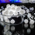 Solar LED Frosted Round Ball String Lights for Outdoors