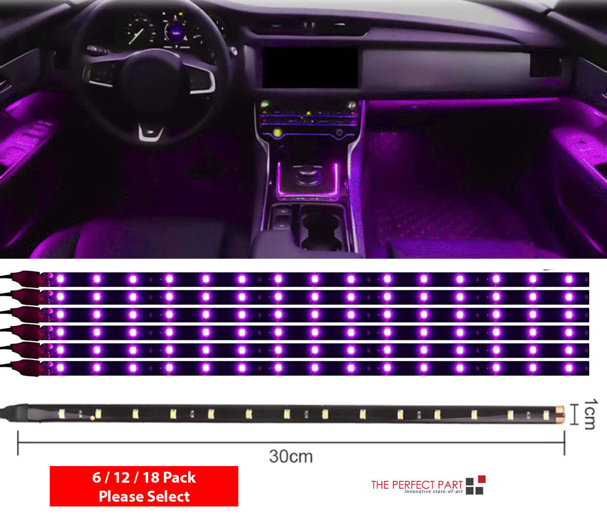 LED Strip Underbody Light For Car Motorcycle
