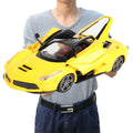 Large 1:14 RC Supercar with 3 Electric Opening Doors – Interactive Remote Control Car with Lights