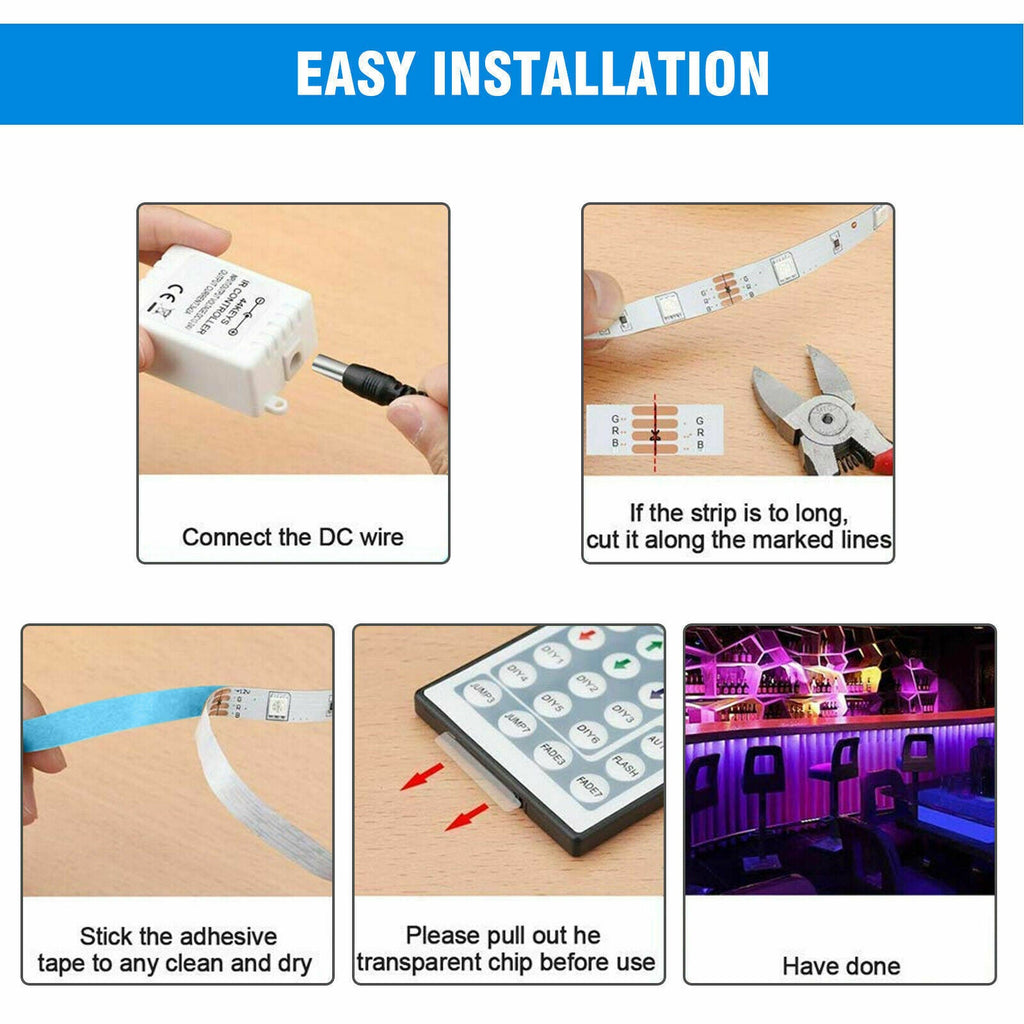 LED SMD Strip Light Flexible Remote Fairy Lights
