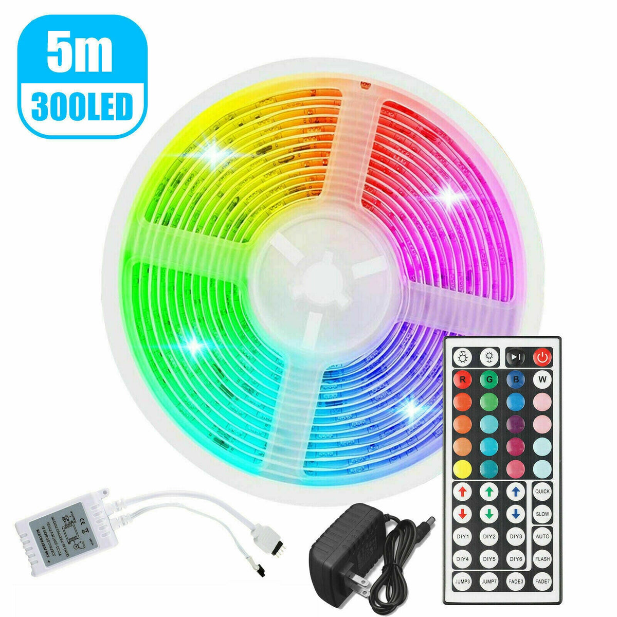 LED Strip Lights Remote Control Bedroom Waterproof for Indoor Outdoor Use