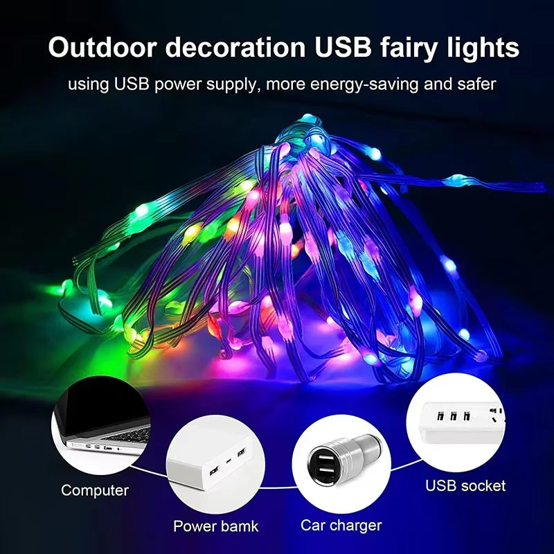 LED Strip Bluetooth Smart String Fairy Lights